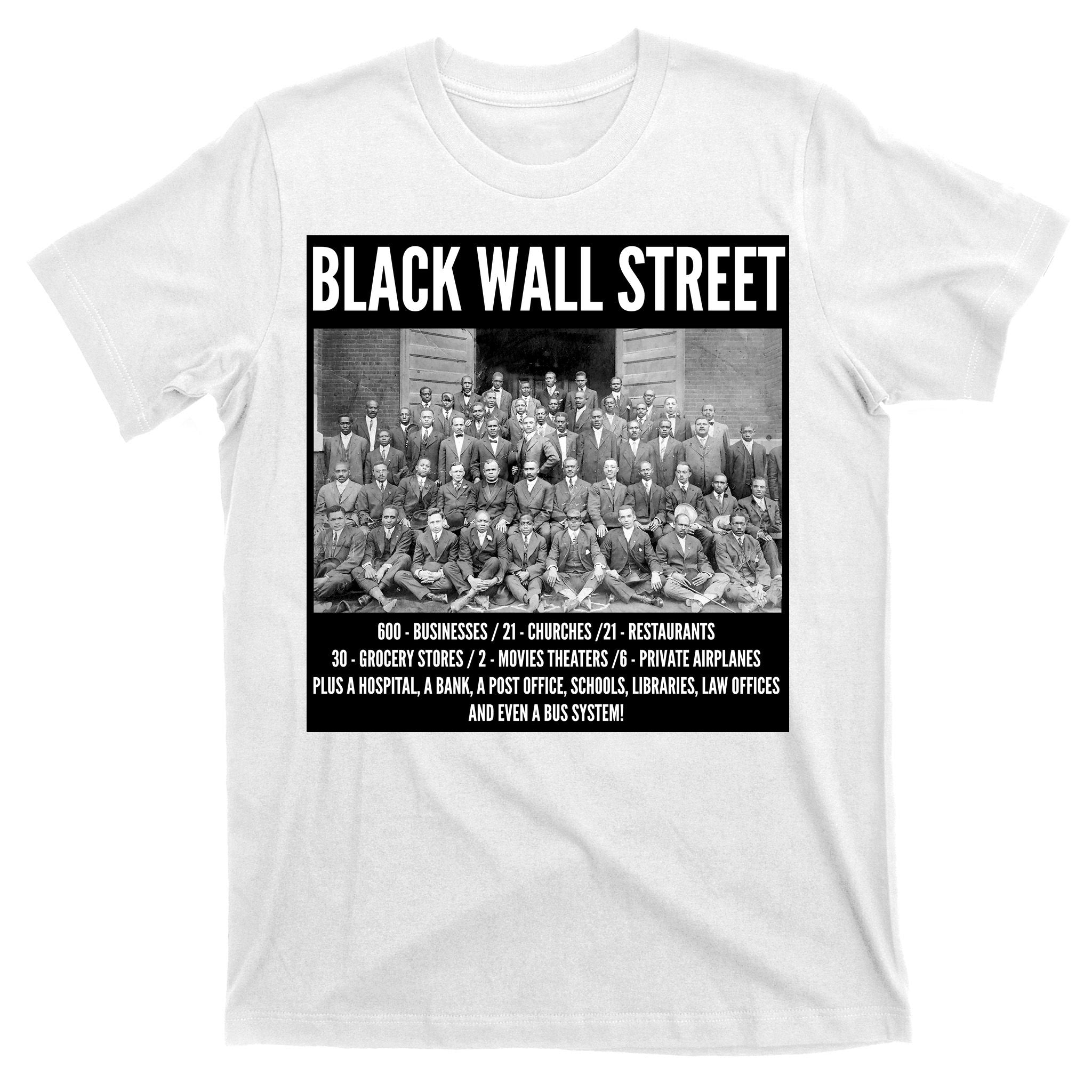 Black Wall Street Black History T-Shirt
