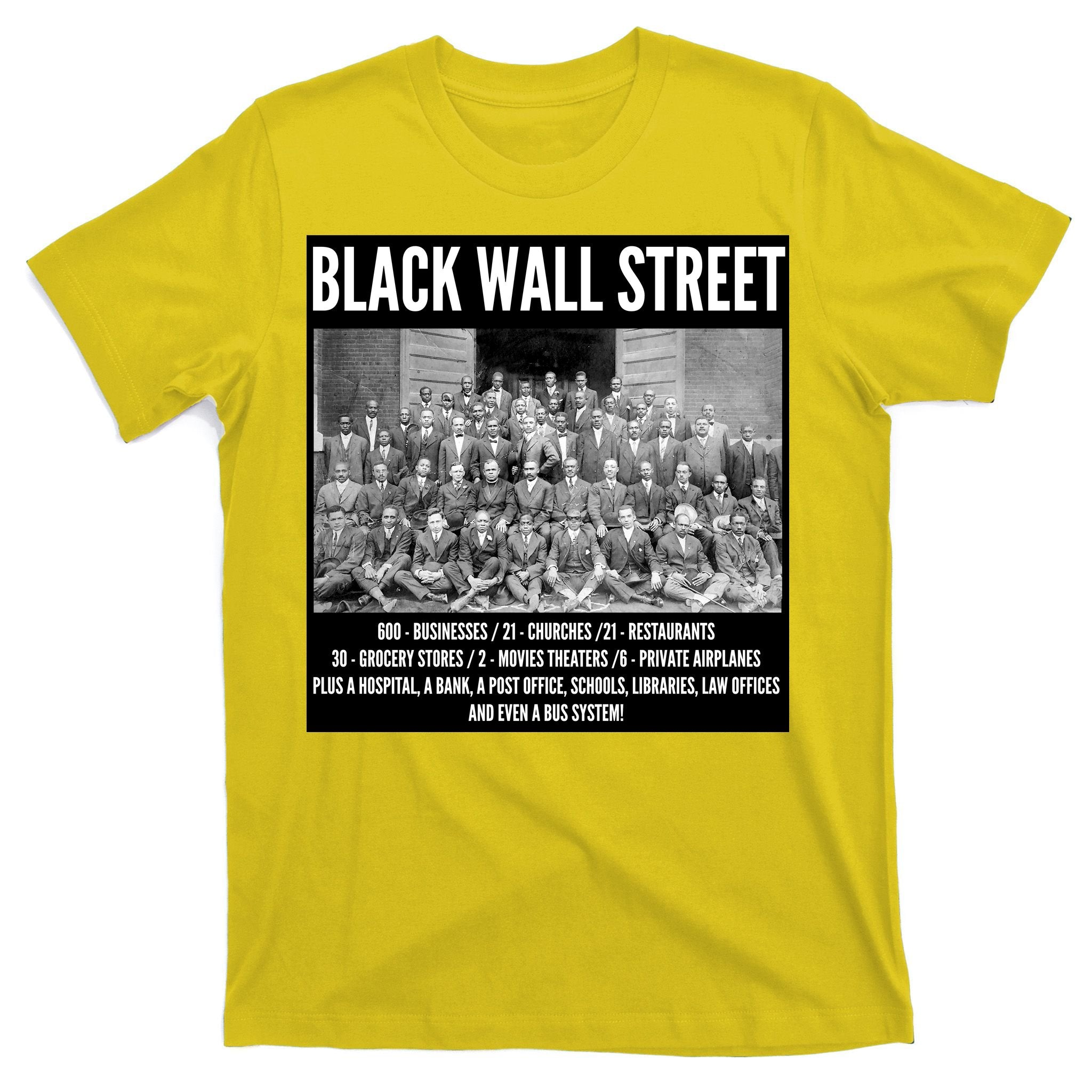Black Wall Street Black History T-Shirt