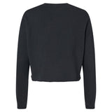 Tackle Breast Cancer Football Cropped Pullover Crew