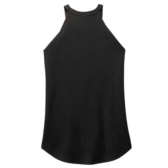 Tis The Season Football Leopard Heart Women's Perfect Tri Rocker Tank