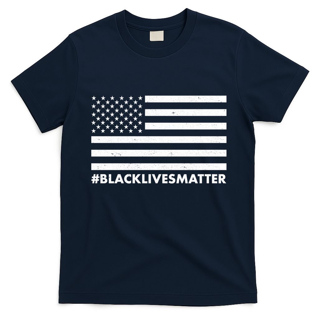 #BlackLivesMatter USA Flag T-Shirt