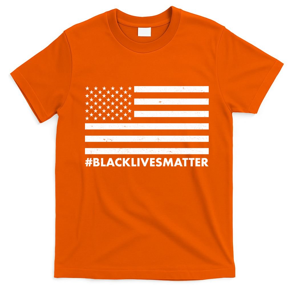 #BlackLivesMatter USA Flag T-Shirt