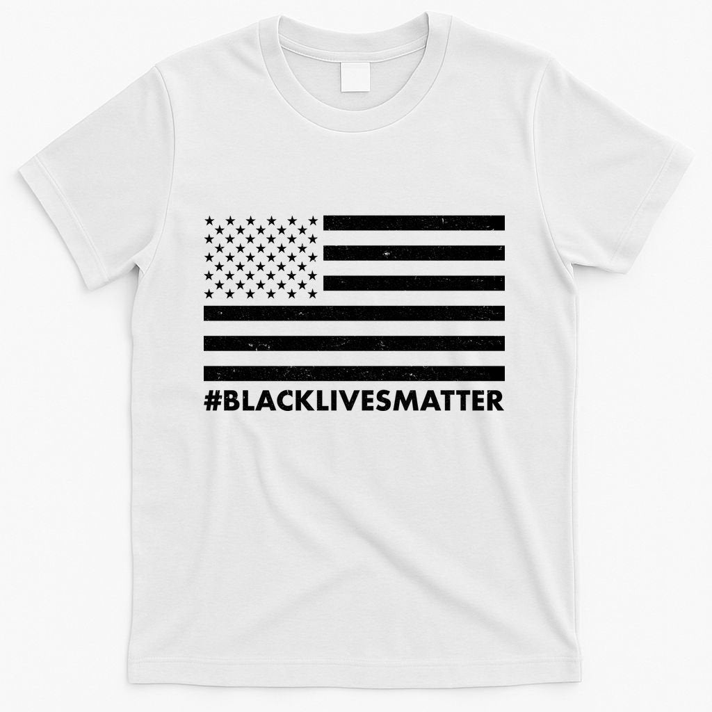 #BlackLivesMatter USA Flag T-Shirt