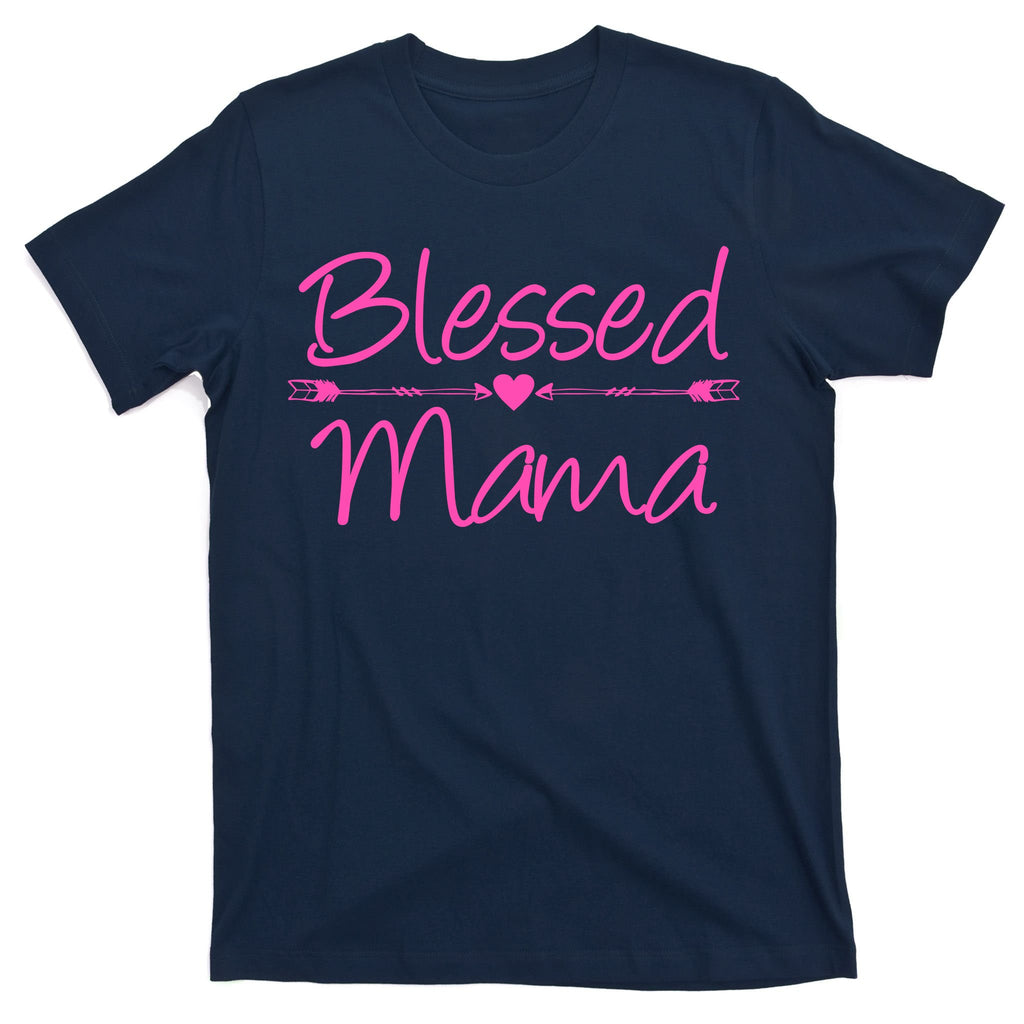 Blessed Mama Heart Arrows Mom T-Shirt