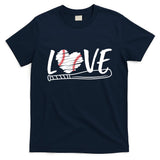 Baseball Love Heart Summer Sport T-Shirt