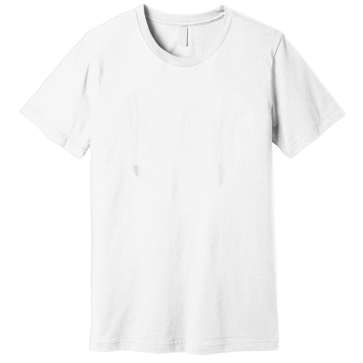 Bruh Love Heart Funny Valentines Day Premium T-Shirt