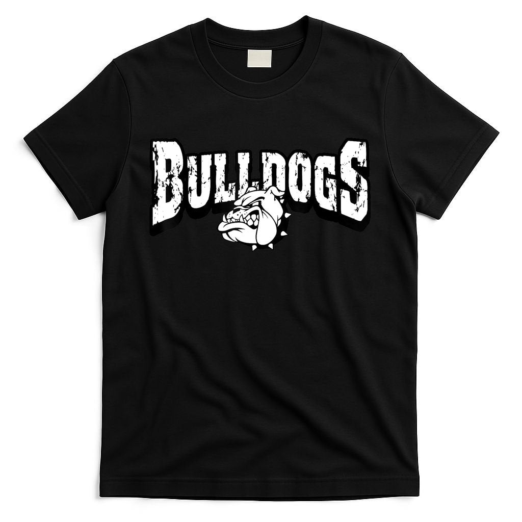 Bulldogs Mascot Back To School Team Spirit T-Shirt