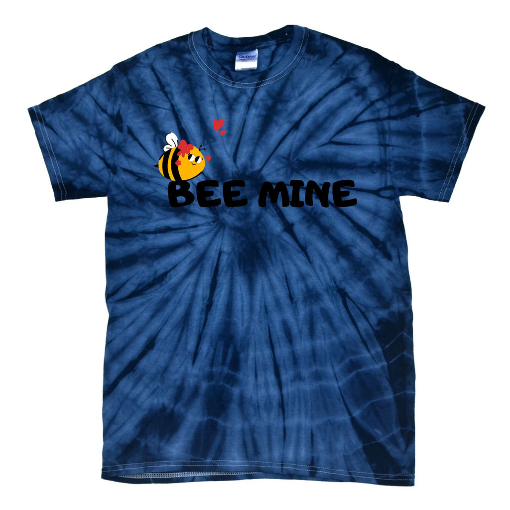 Bee Mine Bees Valentine Tie-Dye T-Shirt