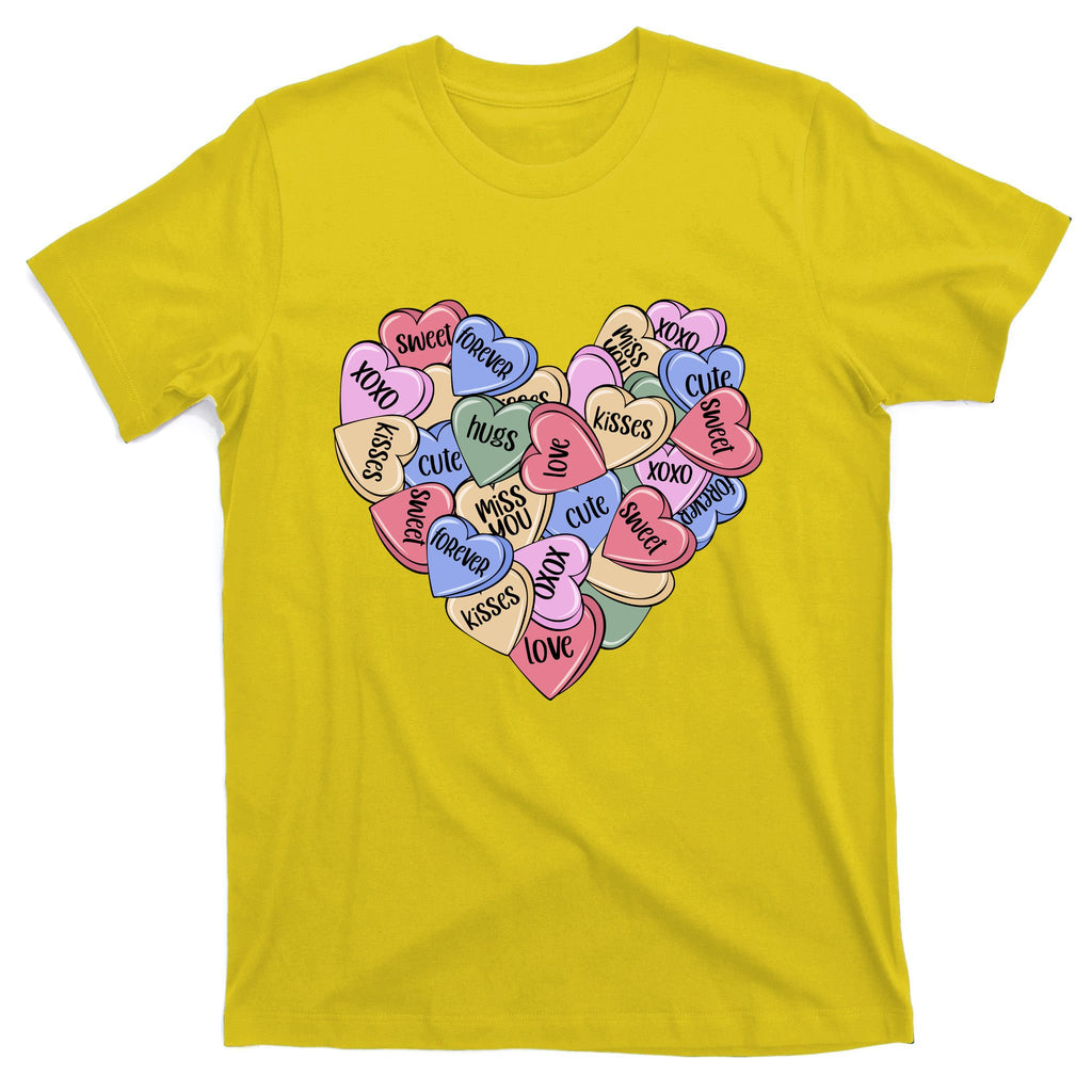 Be Mine Candy Heart Valentine Gift For Valentine Day T-Shirt