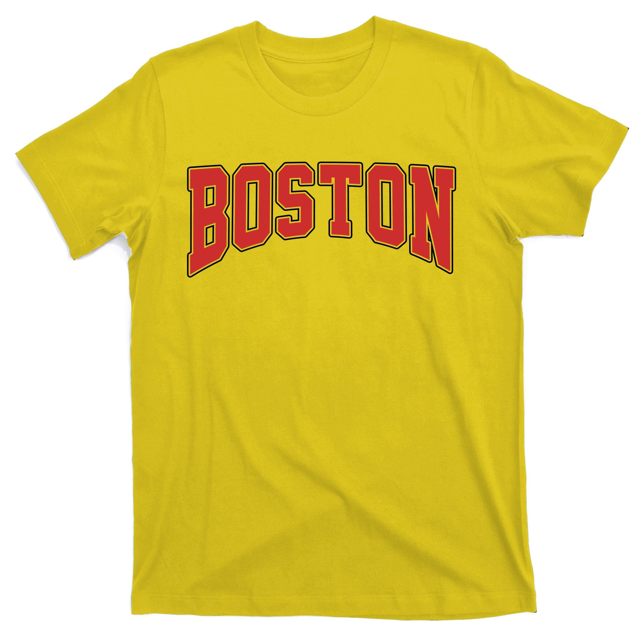 Boston Massachusetts Classic Curve T-Shirt