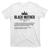 Black Mother Definition Crown T-Shirt