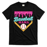 Baseball Mama Ice Cream Drip T-Shirt