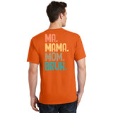 Boy Mom Ma Mama Bruh Funny Front & Back T-Shirt