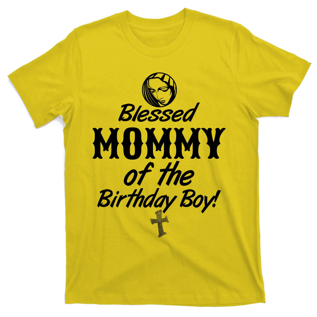 Blessed Mommy Of The Birthday Boy T-Shirt