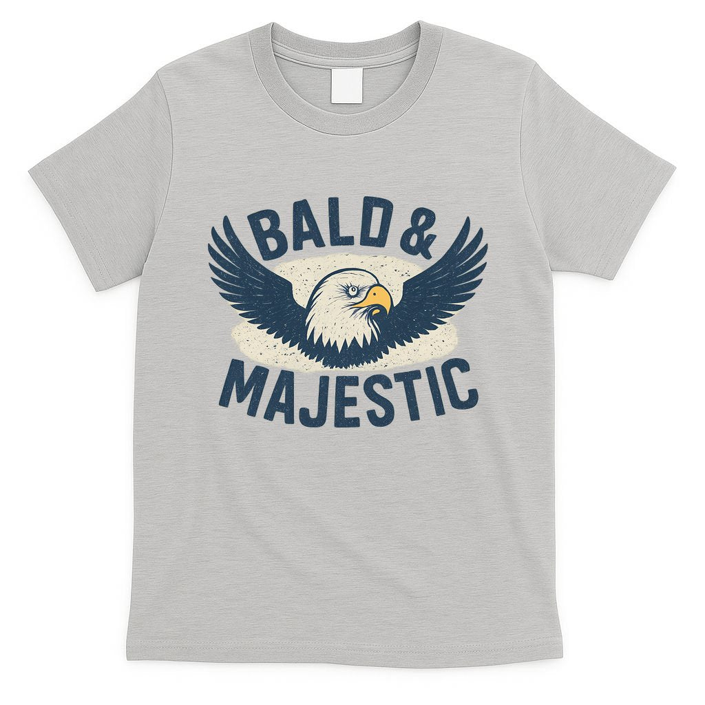 Bald & Majestic - Perfect Gift for Dads T-Shirt