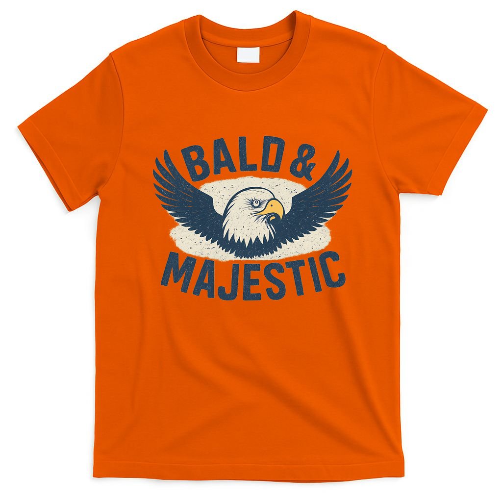 Bald & Majestic - Perfect Gift for Dads T-Shirt