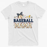 Baseball Mama Retro T-Shirt