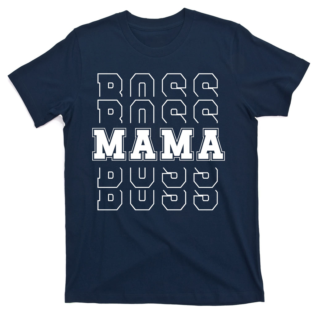 Boss Mama Retro Cute Gift For Mom T-Shirt