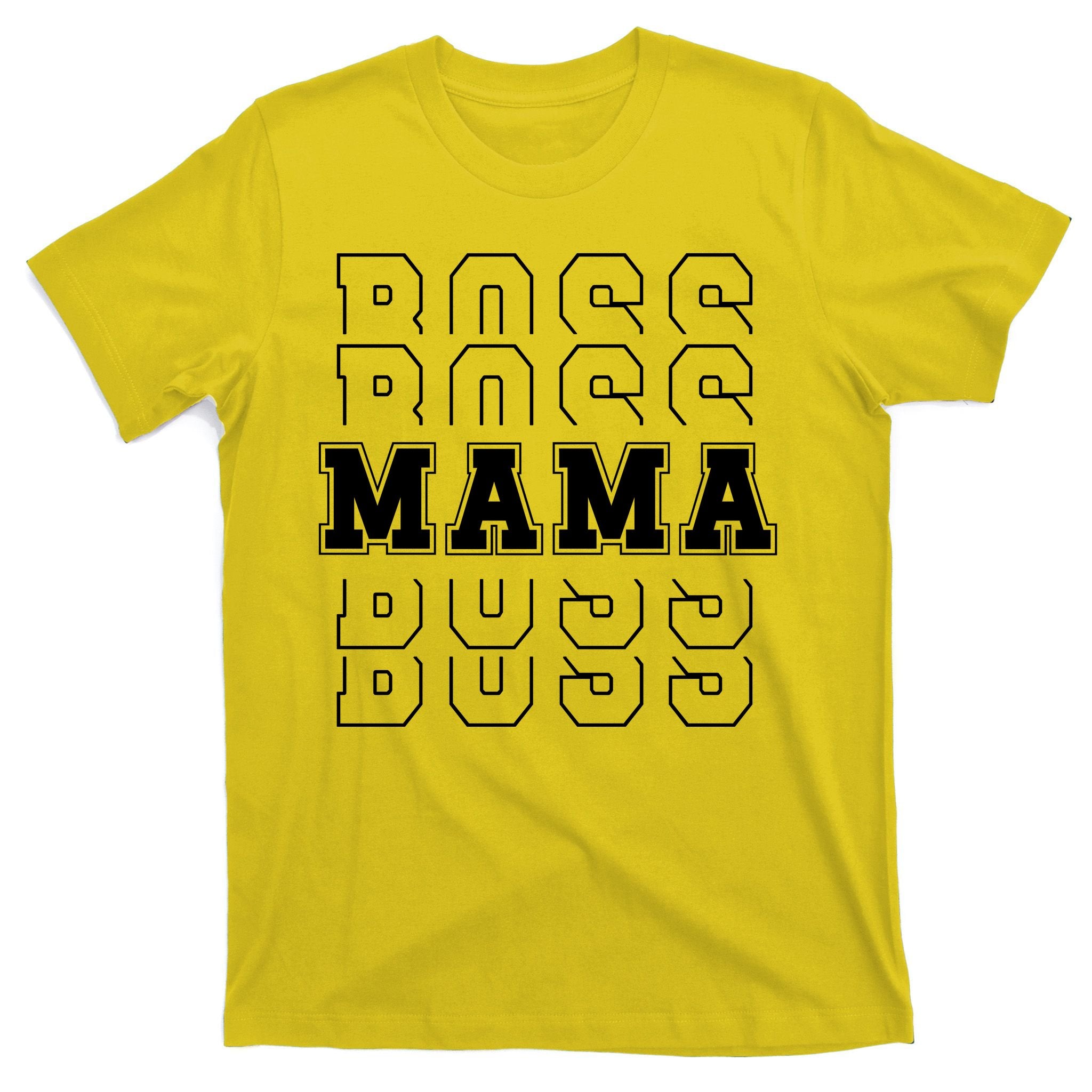 Boss Mama Retro Cute Gift For Mom T-Shirt