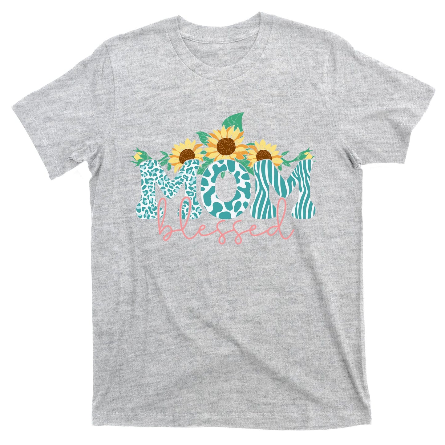 Blessed Mom Sunflower Cute T-Shirt