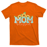 Blessed Mom Sunflower Cute T-Shirt