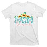 Blessed Mom Sunflower Cute T-Shirt