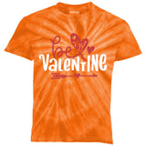 Be My Valentine Cute Gift Kids Tie-Dye T-Shirt