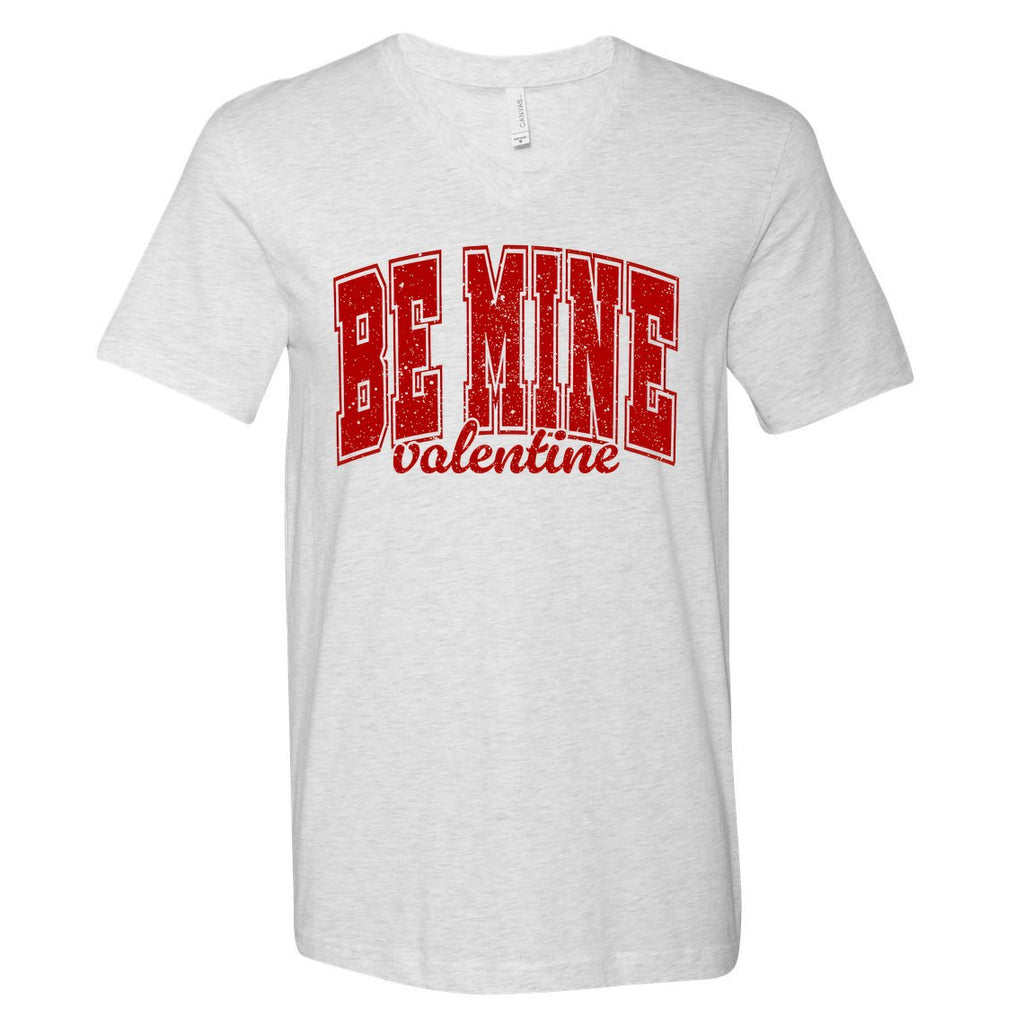 Be Mine Valentine Matching Couple Lover V-Neck T-Shirt