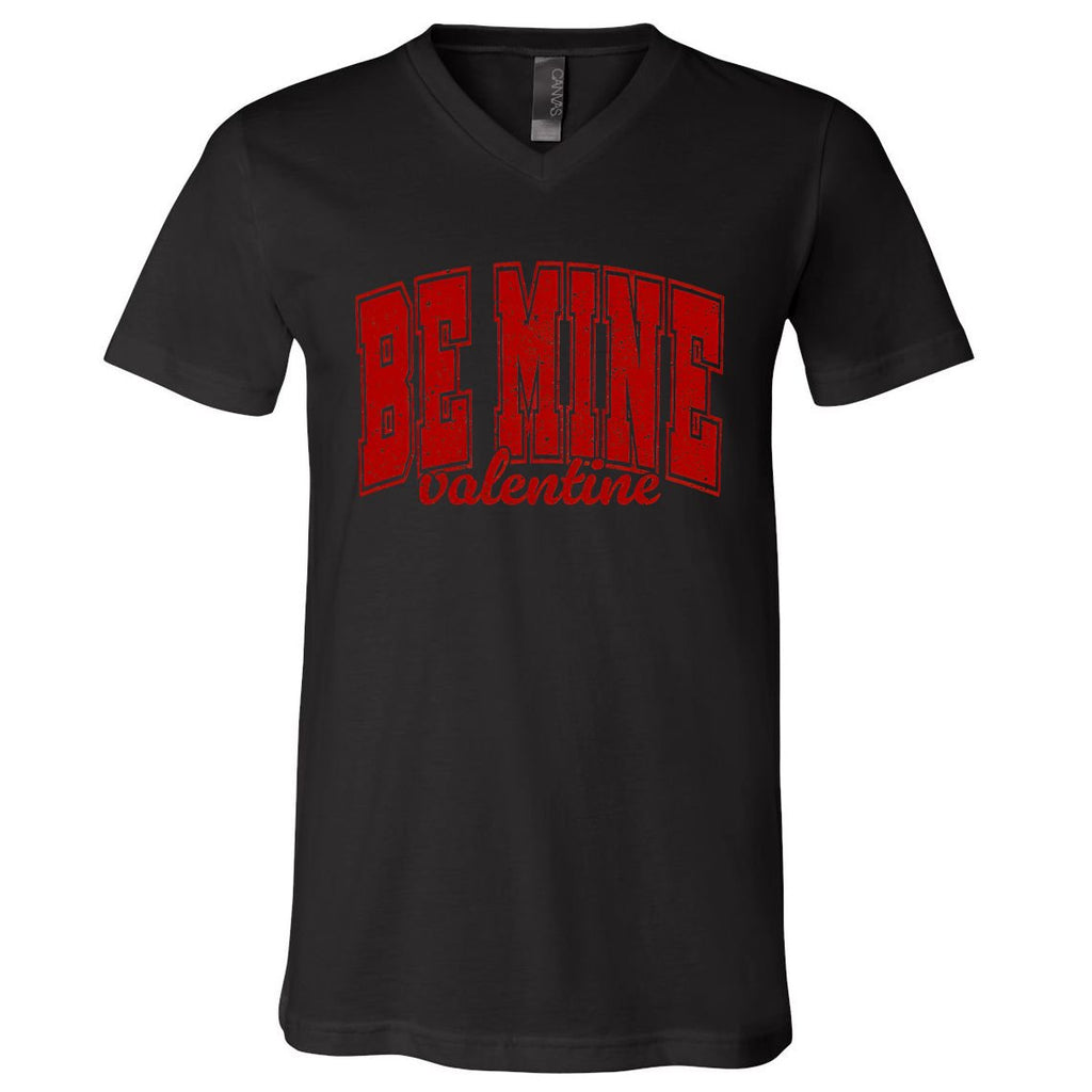 Be Mine Valentine Matching Couple Lover V-Neck T-Shirt