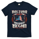 Bolivar New York Usa Flag 4th Of July Cute Gift T-Shirt