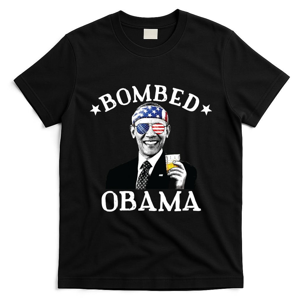Bombed Obama 4th Of July Drinking President Barack Obama T-Shirt