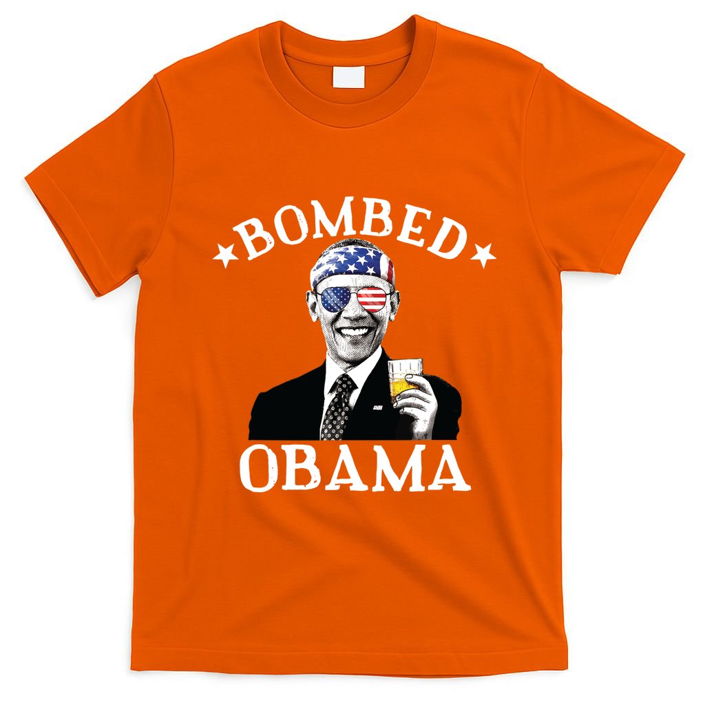 Bombed Obama 4th Of July Drinking President Barack Obama T-Shirt
