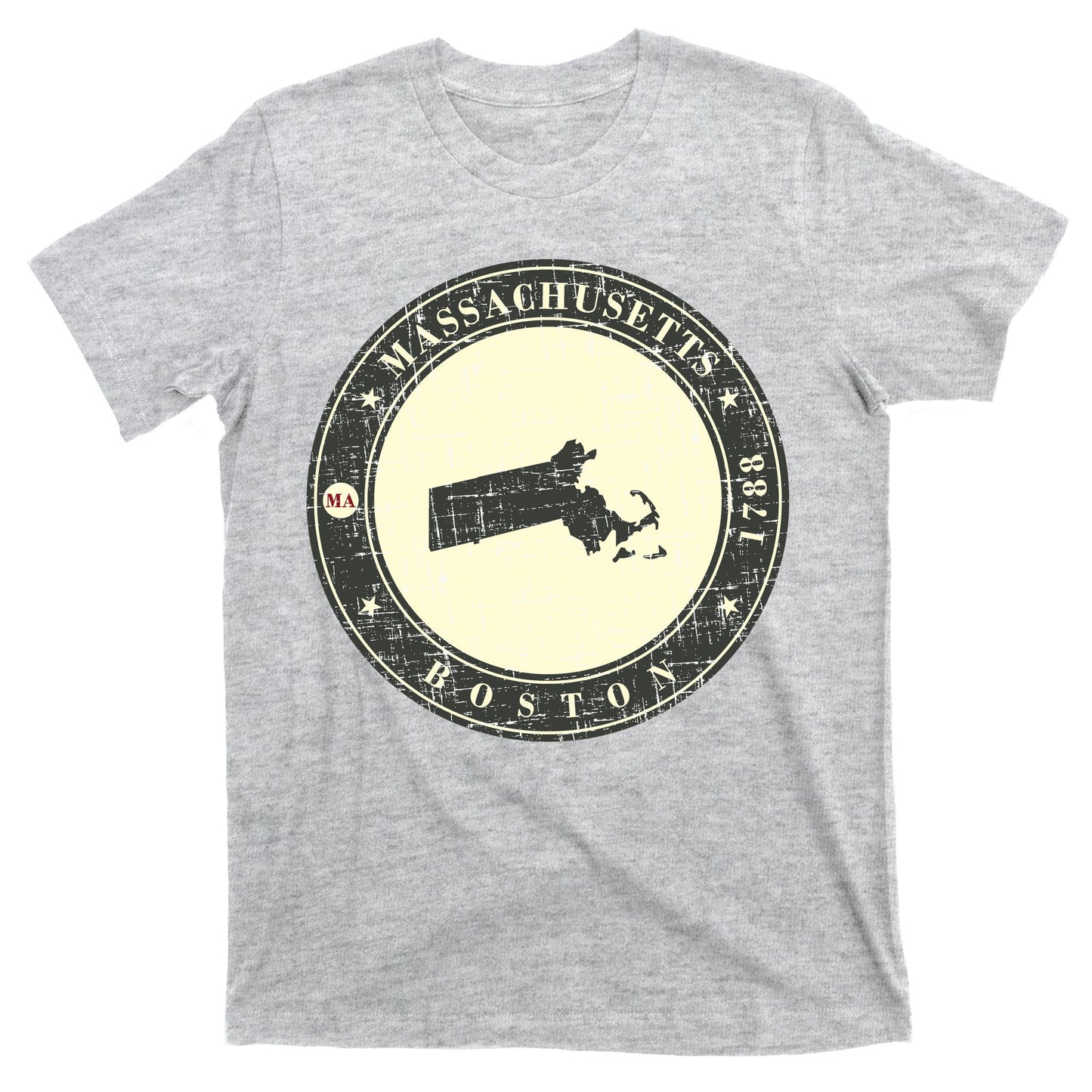 Boston Massachusetts Retro T-Shirt