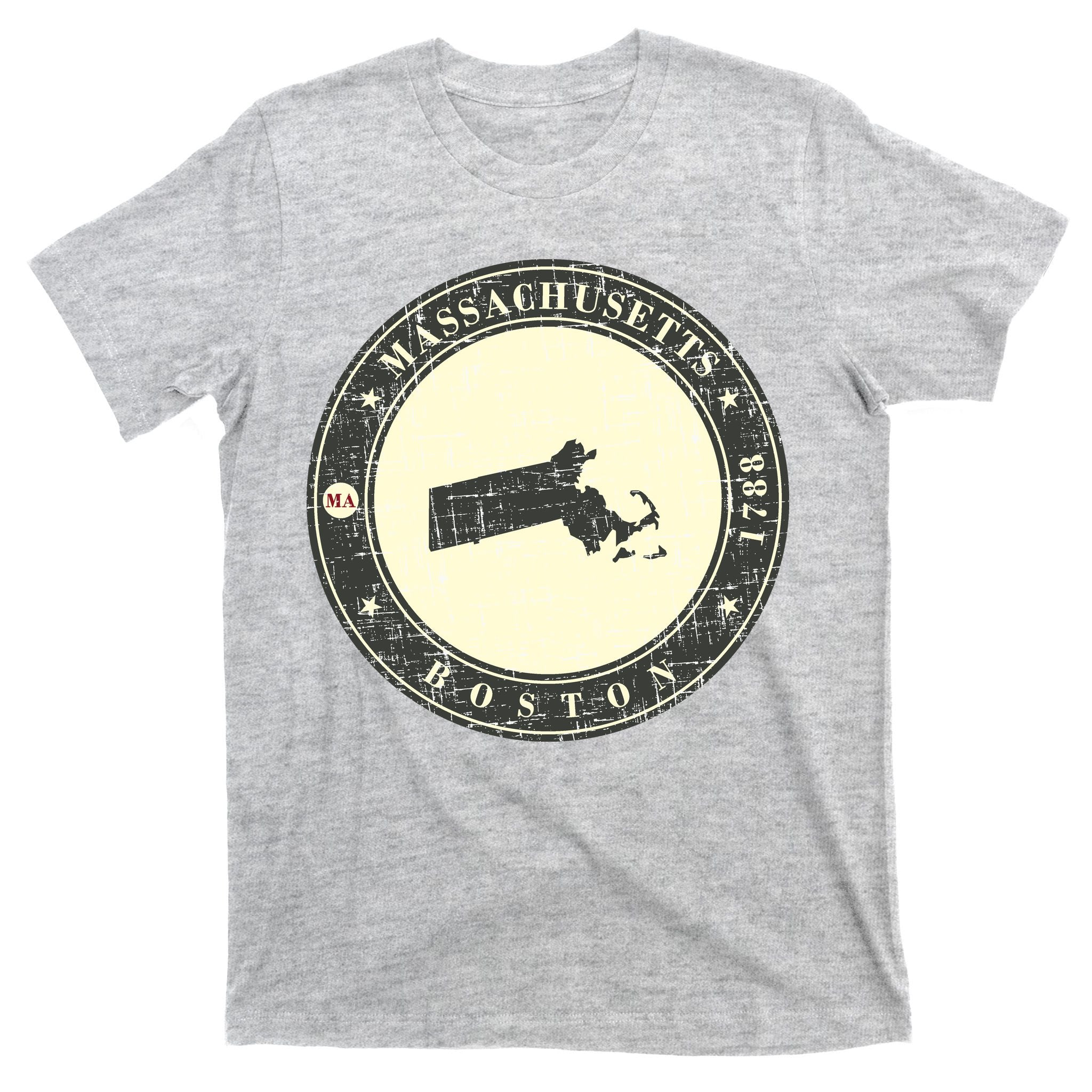 Boston Massachusetts Retro T-Shirt