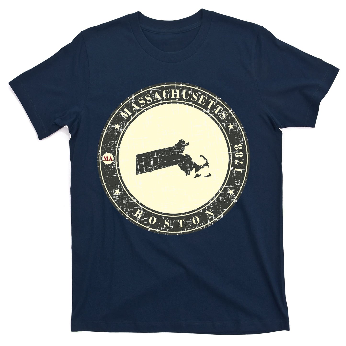 Boston Massachusetts Retro T-Shirt