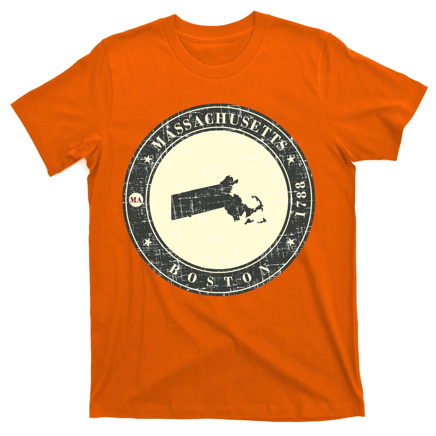 Boston Massachusetts Retro T-Shirt