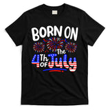Born On The 4th Of July Birthday Party Usa T-Shirt