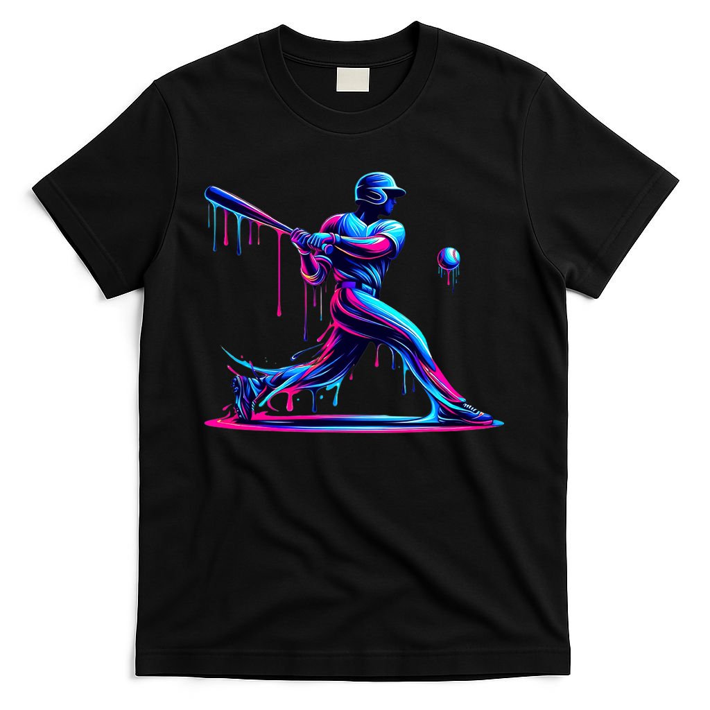 Baseball Player Drip For N Ice Cream T-Shirt
