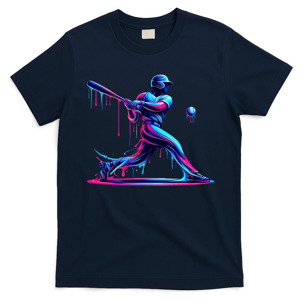 Baseball Player Drip For N Ice Cream T-Shirt