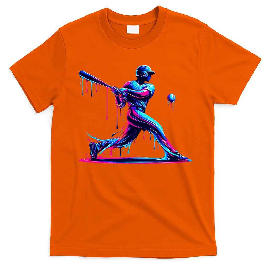 Baseball Player Drip For N Ice Cream T-Shirt