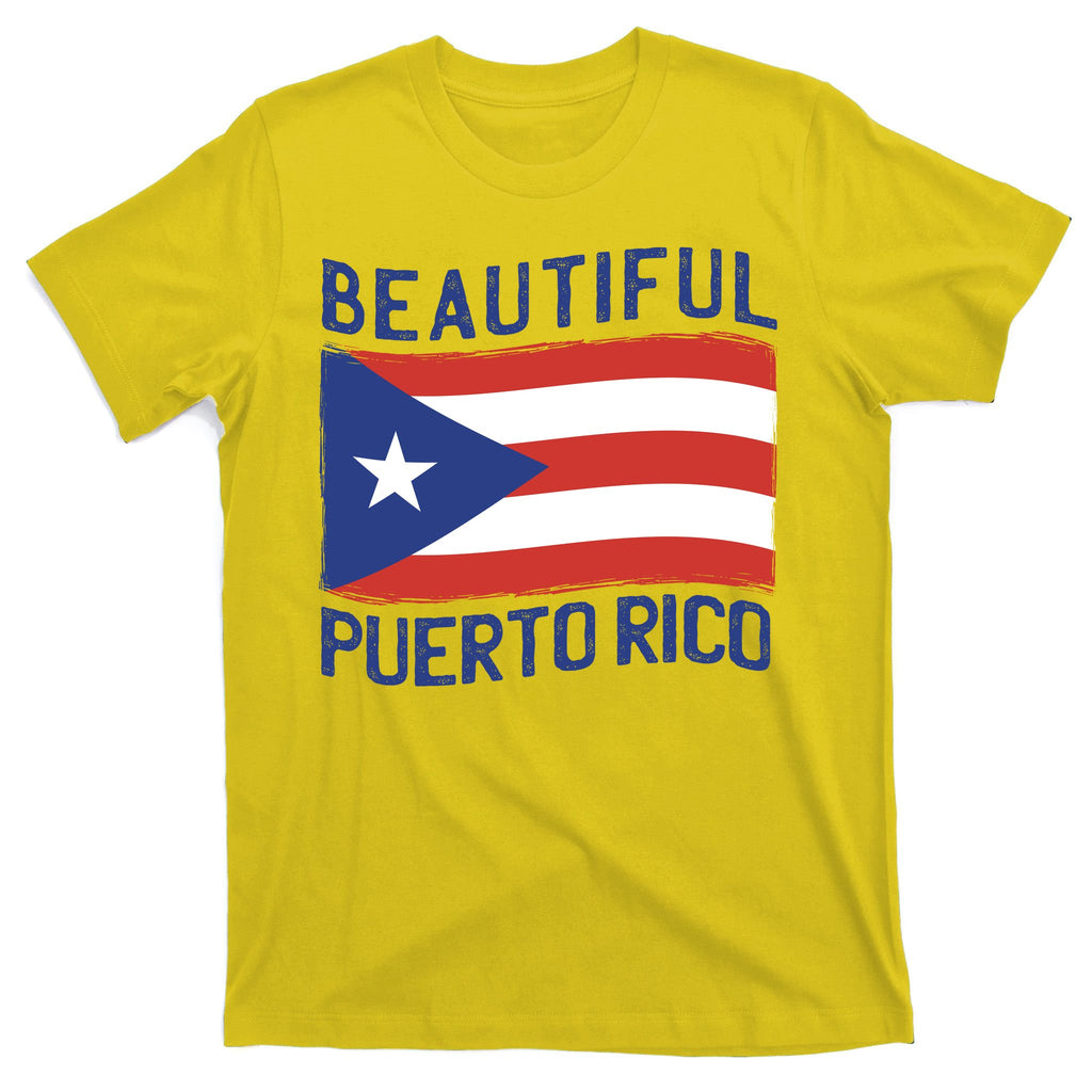 Beautiful Puerto Rico Flag T-Shirt