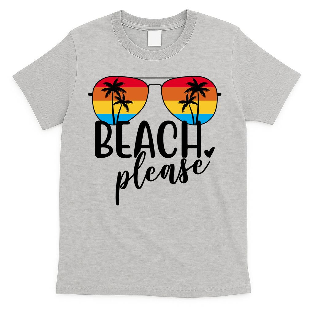 Beach Please Summer Sunset T-Shirt