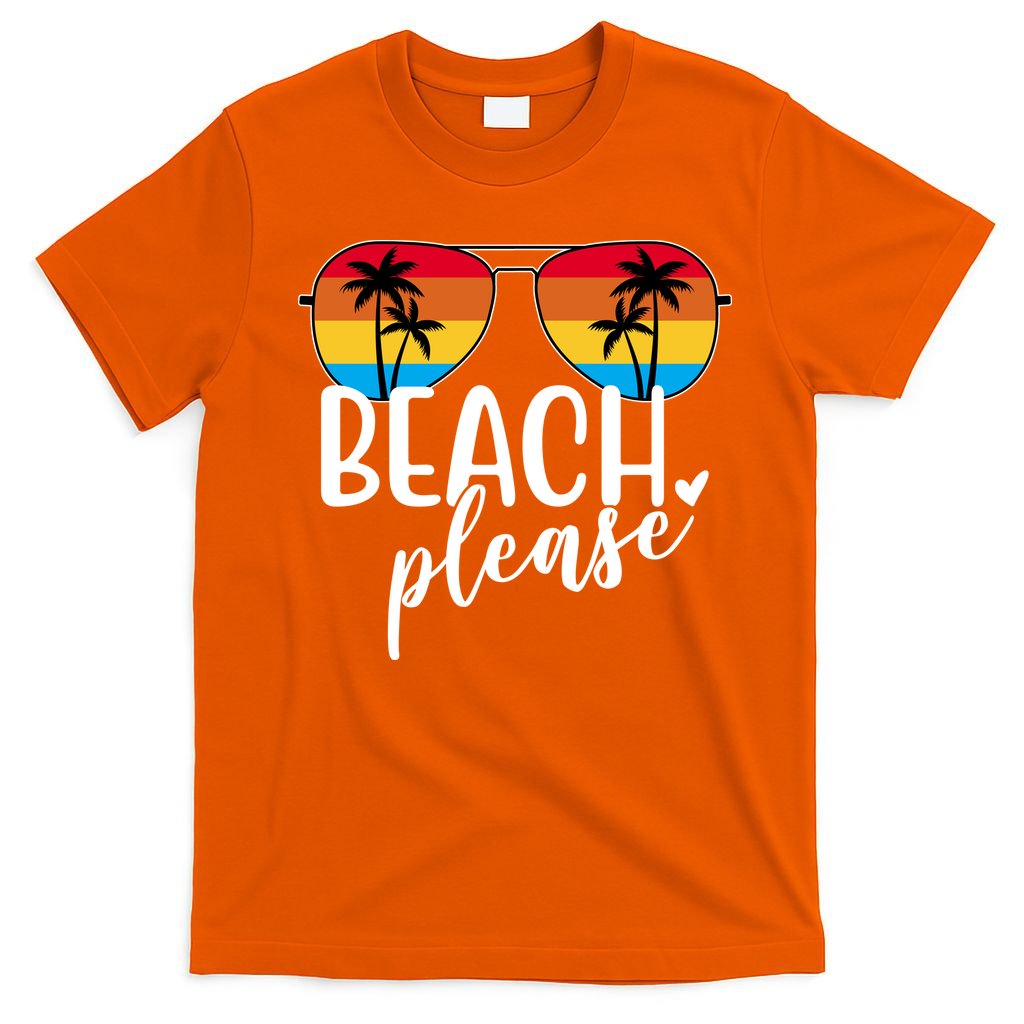 Beach Please Summer Sunset T-Shirt