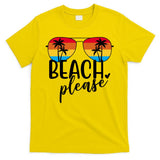 Beach Please Summer Sunset T-Shirt