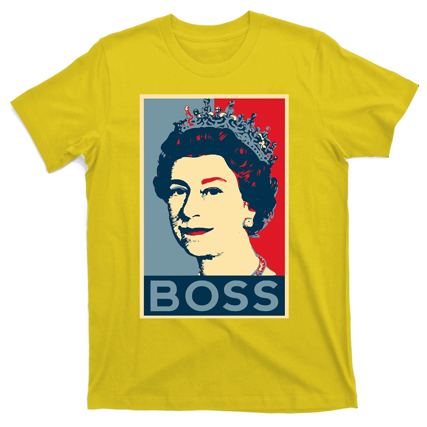 Boss Queen Elizabeth Retro Vintage T-Shirt