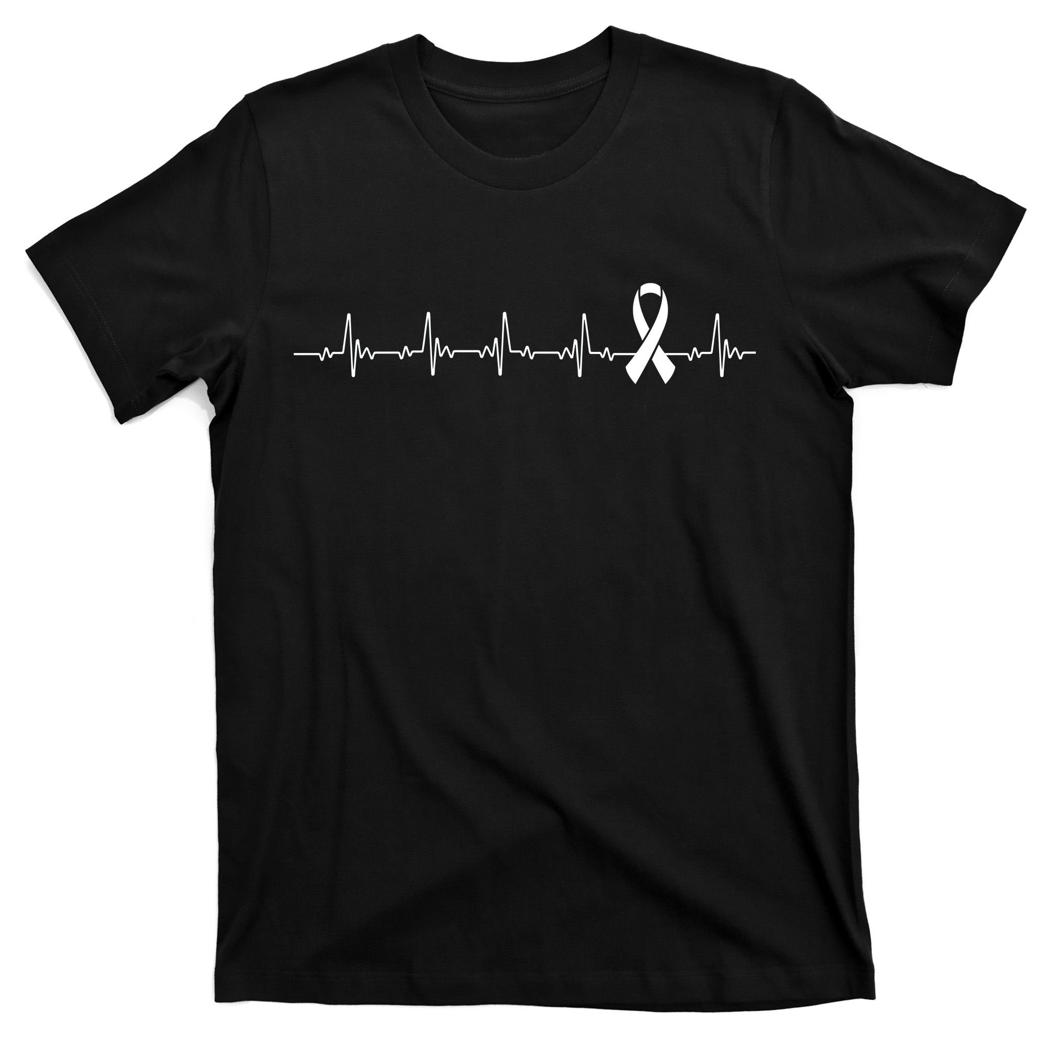 Breast Cancer Heartbeat Pulse T-Shirt