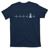 Breast Cancer Heartbeat Pulse T-Shirt