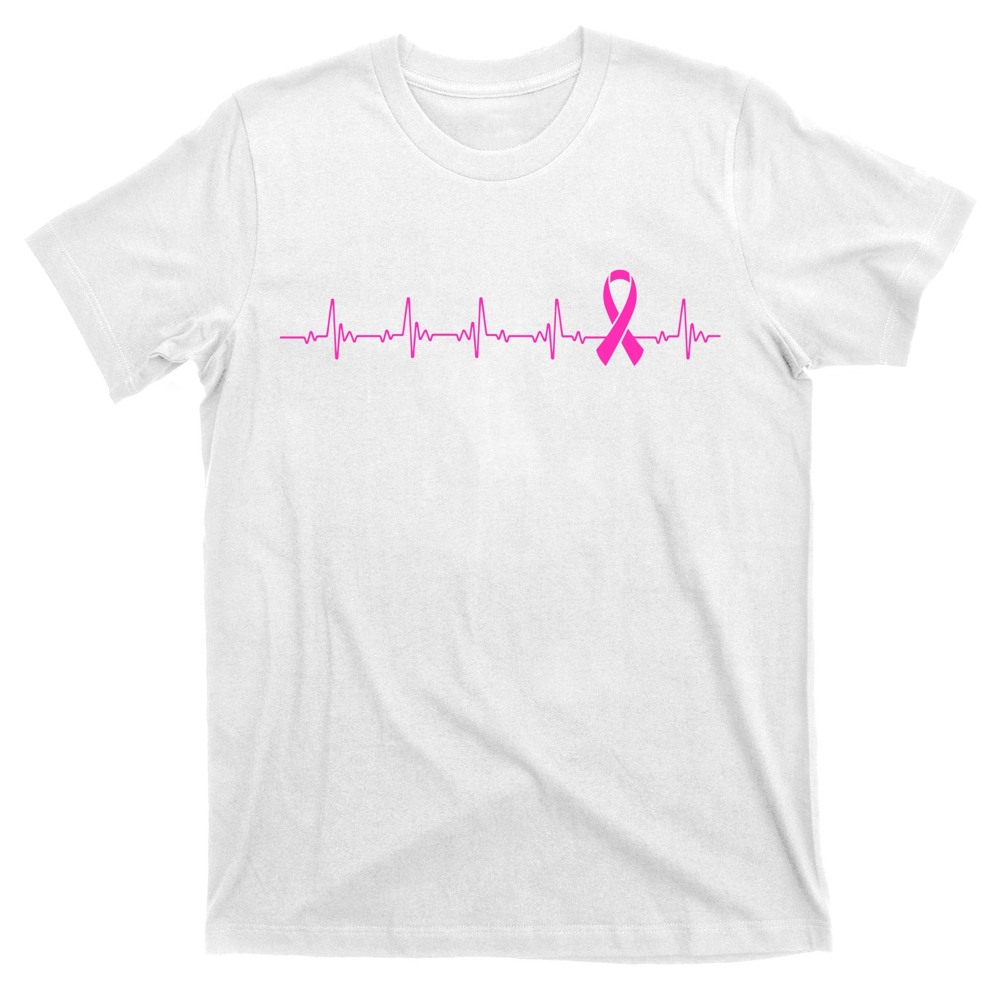 Breast Cancer Heartbeat Pulse T-Shirt