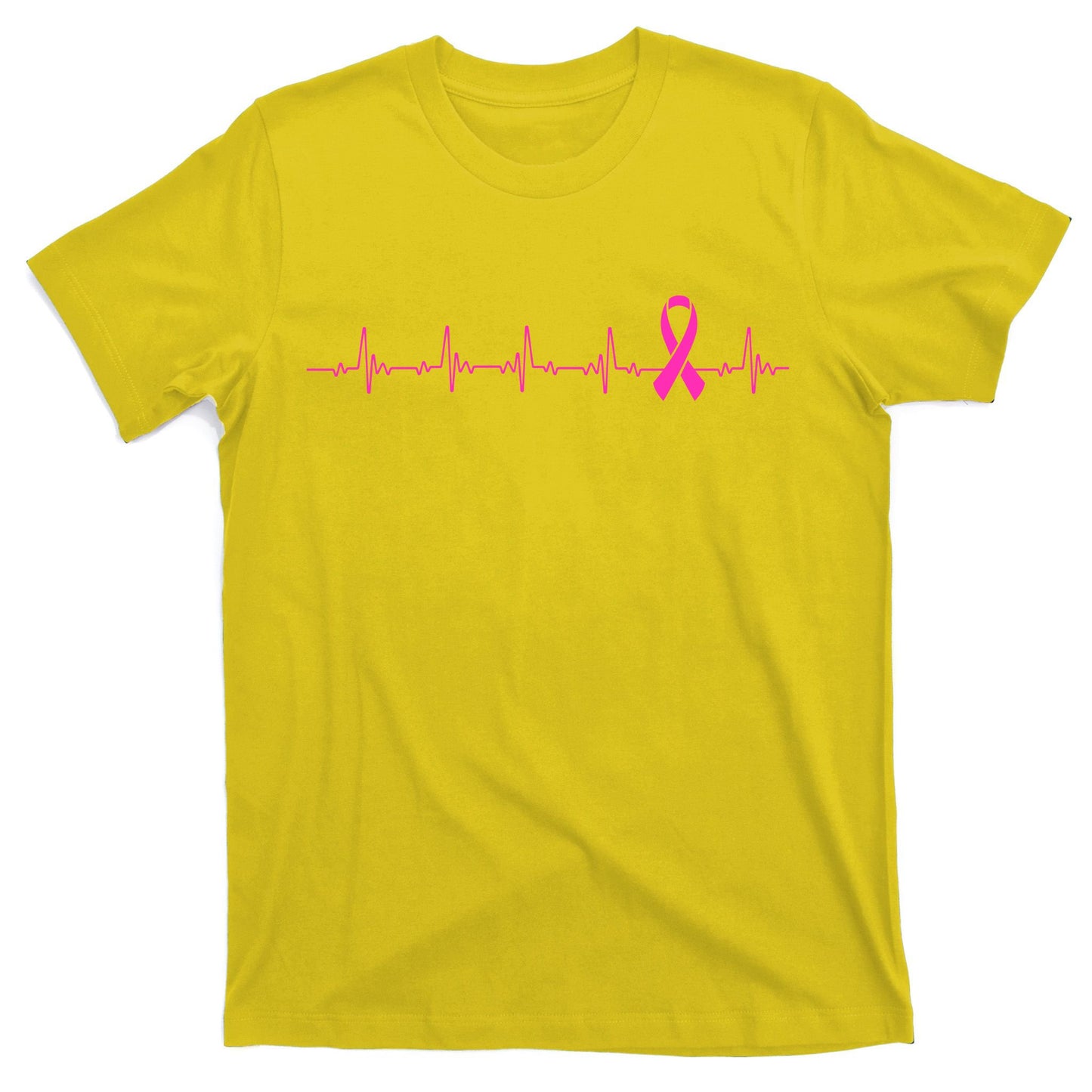 Breast Cancer Heartbeat Pulse T-Shirt