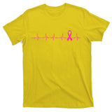 Breast Cancer Heartbeat Pulse T-Shirt